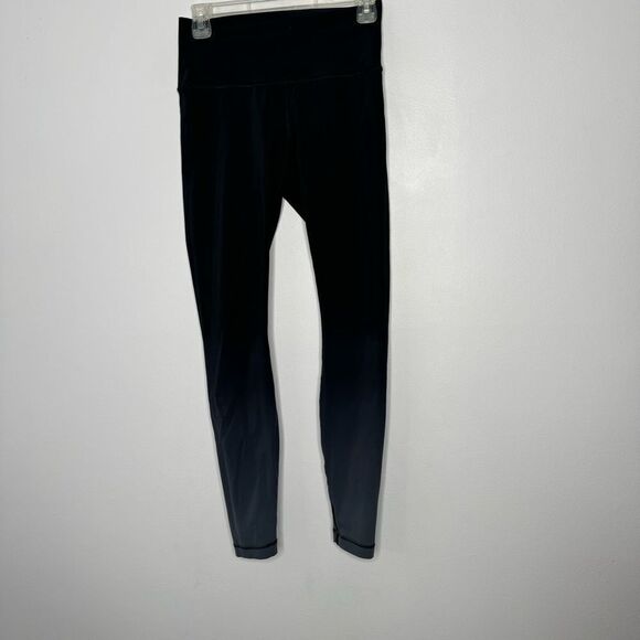 lululemon leggings deep dye black and gray size 6 - Picture 2 of 6